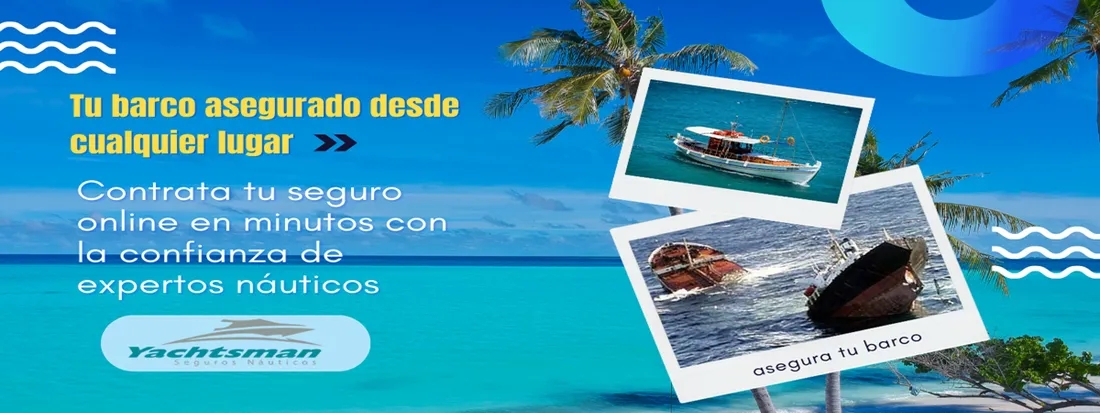 Contrata tu seguro de barco online en España