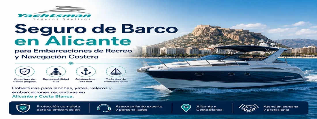 Seguro de Barco en Alicante para Embarcaciones de Recreo y Navegación Costera Seguro de Barco en Alicante para Embarcaciones de Recreo y Navegación Costera