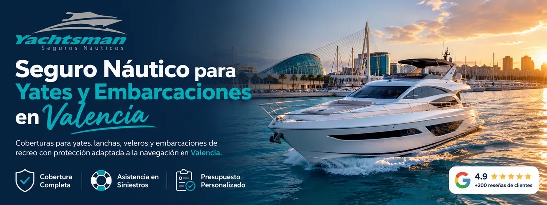 Seguro de Yates en Valencia para Embarcaciones de Recreo y Navegación Mediterránea Seguro de Yates en Valencia para Embarcaciones de Recreo y Navegación Mediterránea
